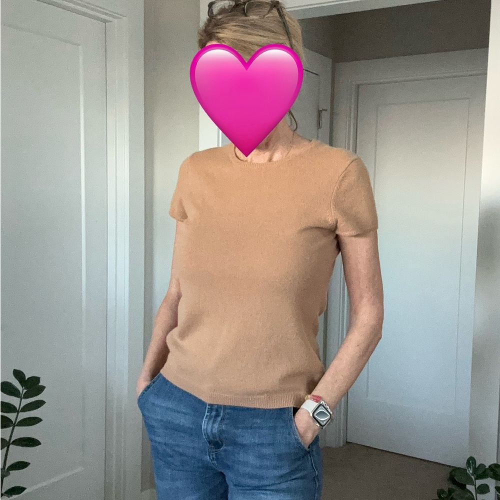 Women’s Neiman Marcus Cashmere Cap Sleeve Size Medium